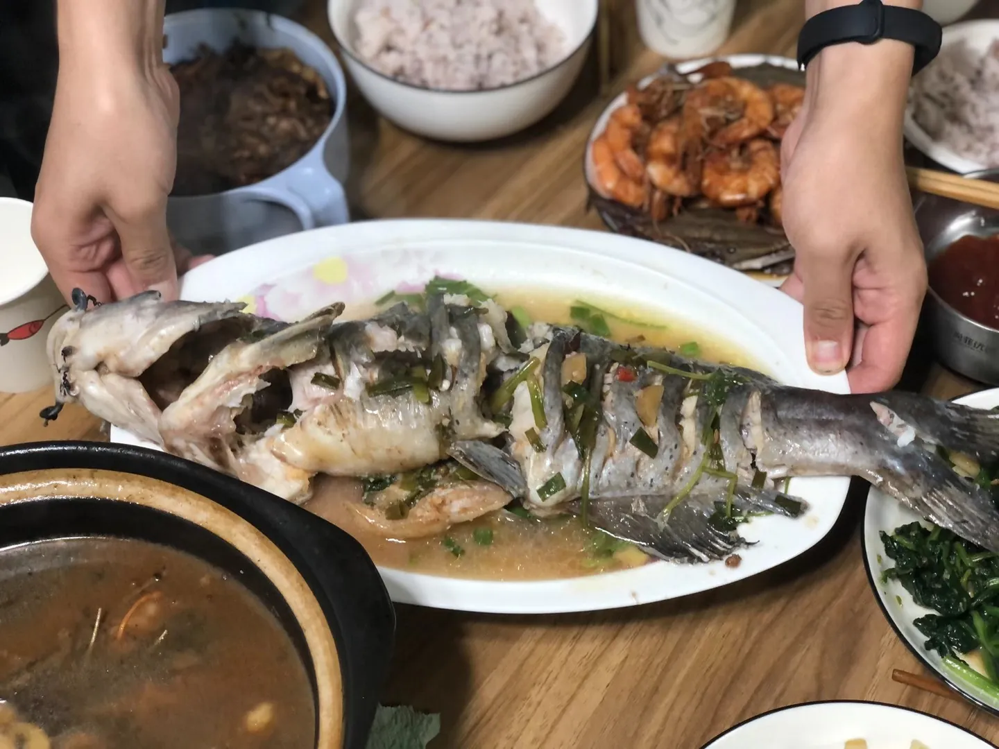 烹饪:清蒸鱼