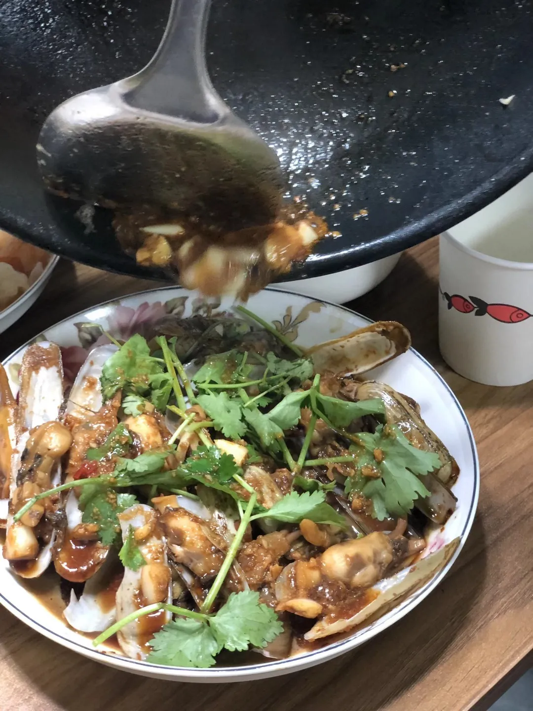 烹饪:爆炒蛏子