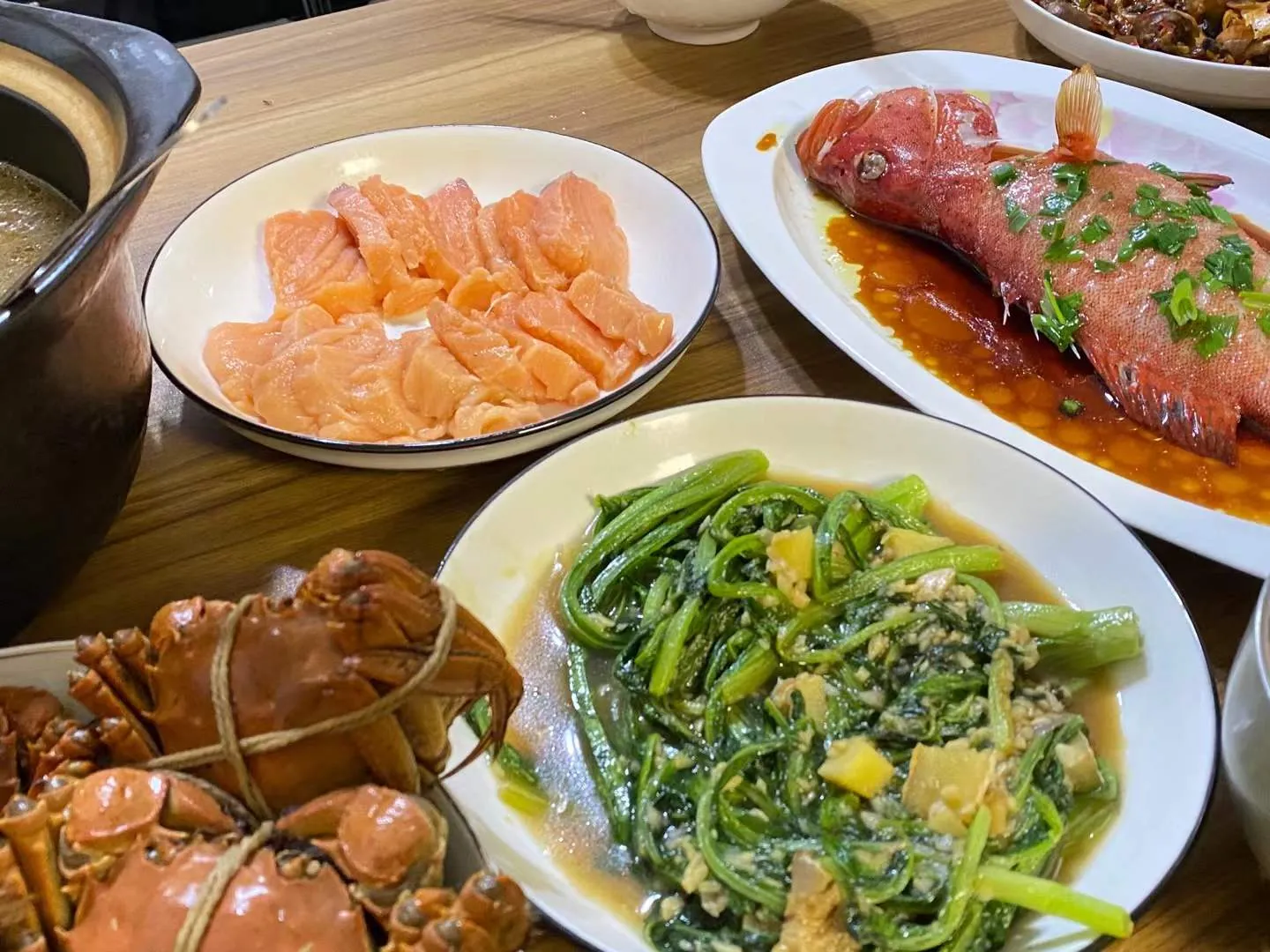 烹饪:蒜蓉炒空心菜
