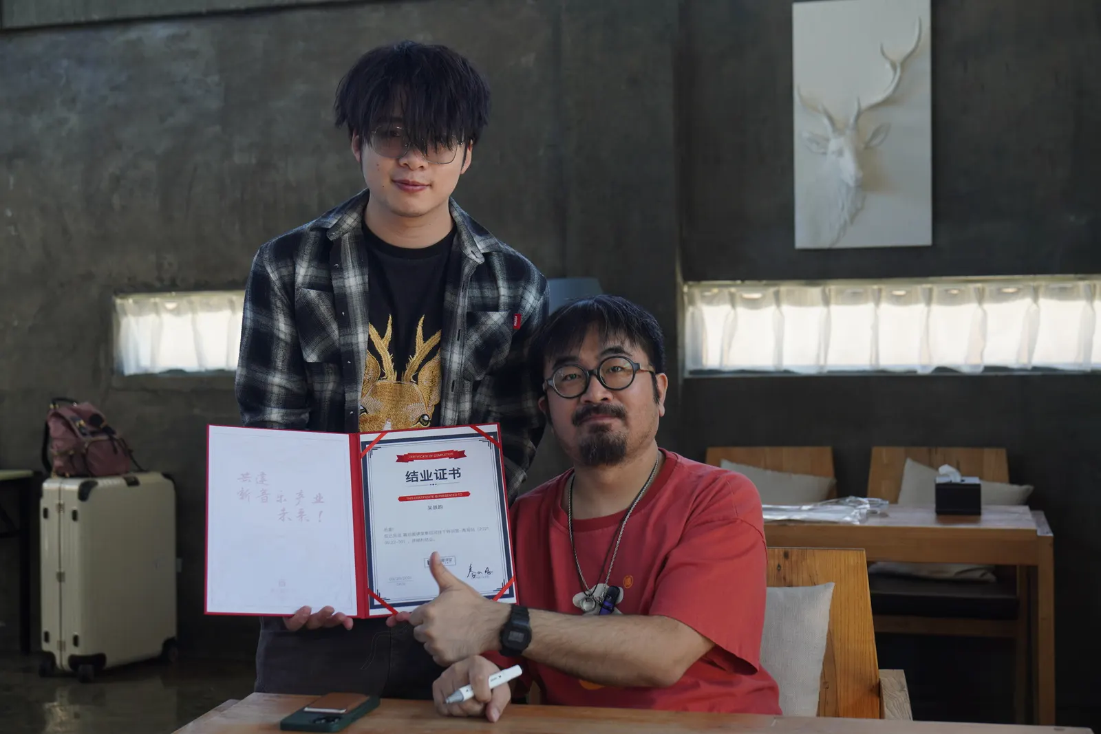 210930 秦四风音乐制作大师班 结业合影